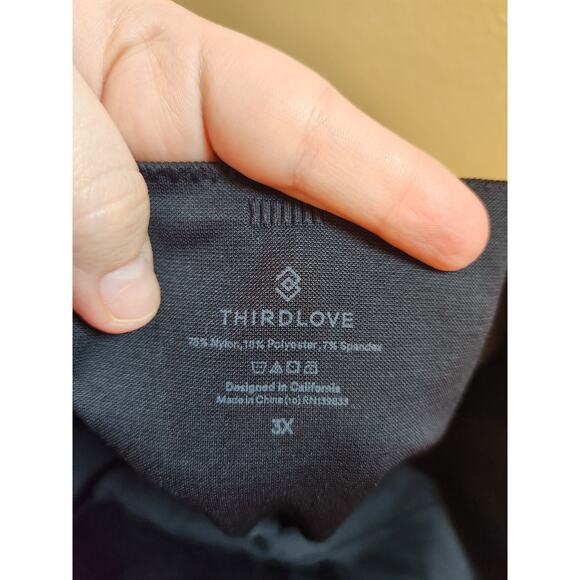 ThirdLove Womens Black High Rise Stretch High Waist Compression Leggings Size 3X - Picture 3 of 6